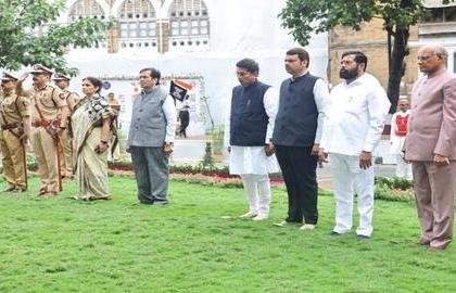 CM Eknath Shinde, Governor Pay Floral Tributes to Martyrs: 26/11 Attacks 3 CM Eknath Shinde, Governor pay floral tributes to martyrs: Eknath Shinde