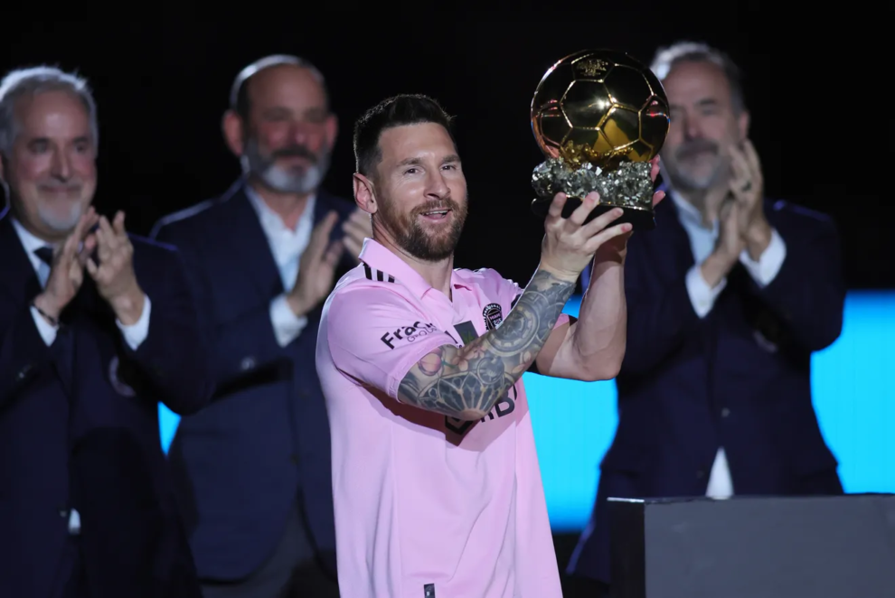 Exciting Matches and Upsets Dominate Latest Football Action 3 Messi celebrates 8th Ballon d'Or with fans
