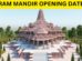 Ayodhya Ram Mandir Inauguration Date 2024