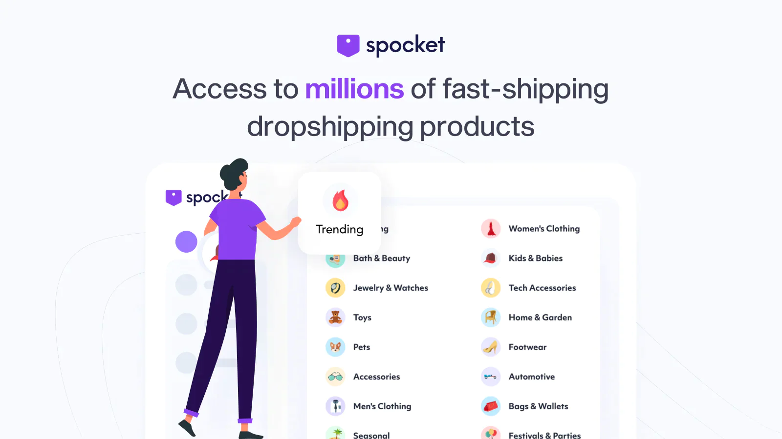 ड्रॉपशिपिंग क्या है और Dropshipping कैसे करें Step by Step Guidance (2024) 4 Spocket dropshipping supplier apps